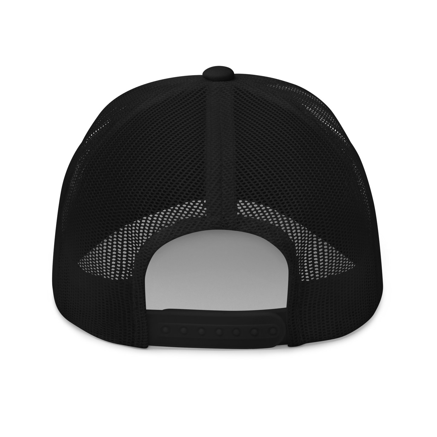 Giant Butterfly Lizard "Leiolepis guttata" Embroidered Black Trucker Hat Back Mockup